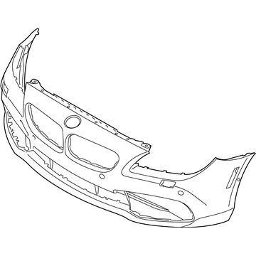 BMW 51-11-7-395-712 Panel, Bumper, Primed, Front