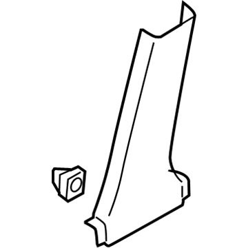 Infiniti 76915-1BG0A GARNISH Center Pillar Lower RH