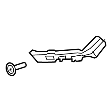 Lexus 52157-24020 Support, RR Bumper S
