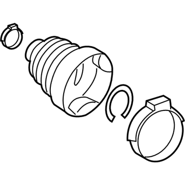 BMW 31-60-8-488-569 REPAIR KIT BELLOWS, INTERIOR
