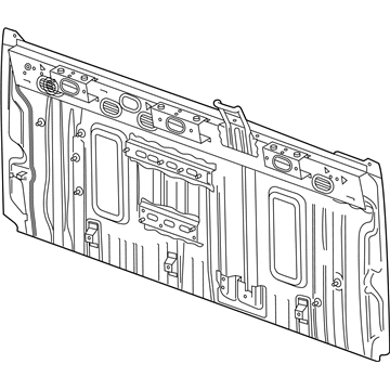 GM 84538566 Back Panel