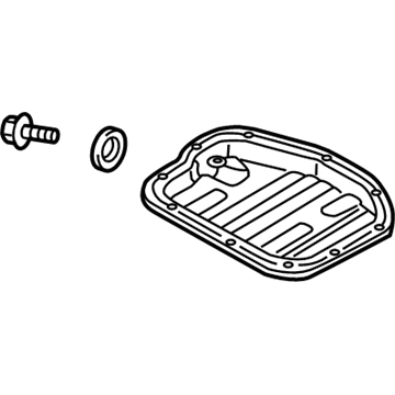 Infiniti 11110-3KY1B Oil Pan Assembly
