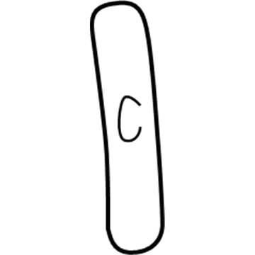 Toyota 73135-22020-A0 Adjust Cover