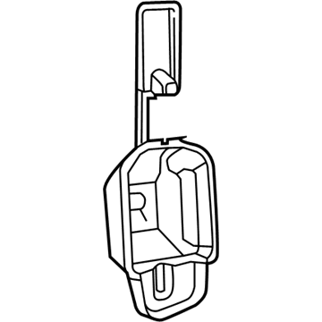 Mopar 55117158AC Shield-Seat Belt RETRACTOR