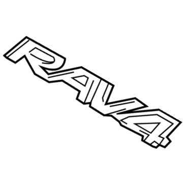 Toyota 75431-42010 Nameplate
