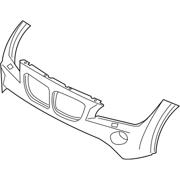 BMW 51-11-7-345-030 Panel, Bumper, Primed, Front