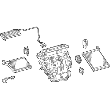 Toyota 87050-12420 AC & Heater Assembly