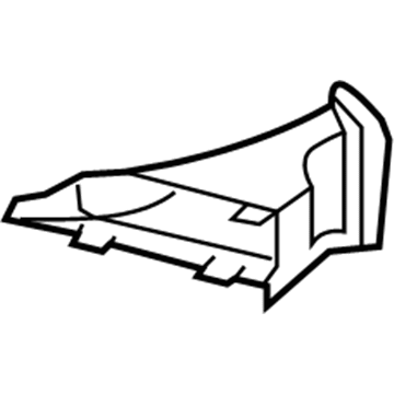BMW 51-71-7-121-569 Front Left Brake Air Duct