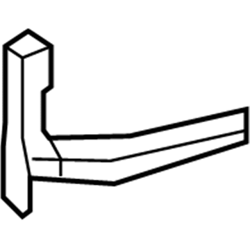 Nissan F2520-3JAMA Support-Radiator Core Side, RH