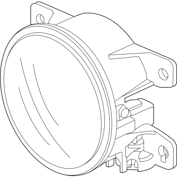 Honda 33950-TLA-A01 Foglight, Left Front