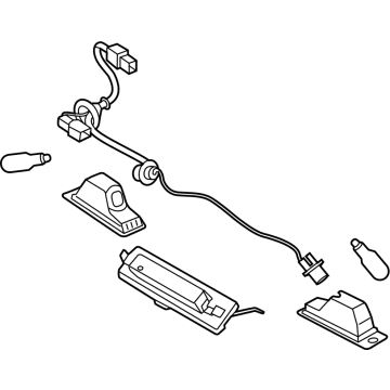 Hyundai 92501-2S500 Lamp Assembly-License Plate