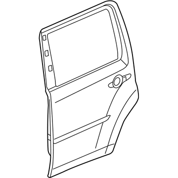 Honda 67611-SZA-305ZZ Skin Set, R. RR. Door