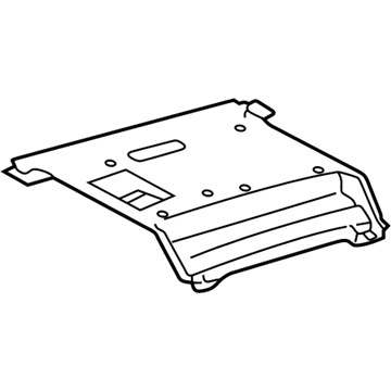Lexus 64723-24010-B0 Cover, Luggage Compartment Trim, Inner Lower