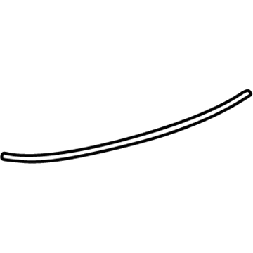 Lexus 64835-24011 Weatherstrip, Back Window Glass, Center
