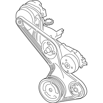 GM 12576454 Fan Belt