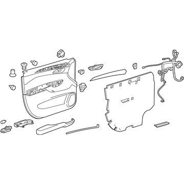GM 22767066 Door Trim Panel