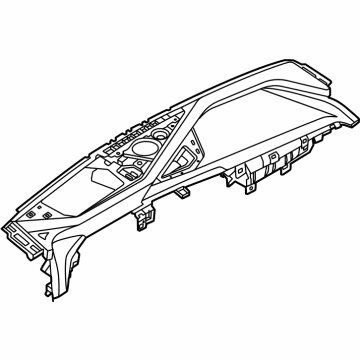 BMW 51-45-7-885-264 INSTRUMENT PANEL UPPER SECTI:514040