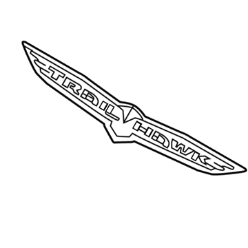 Mopar 68453613AA NAMEPLATE