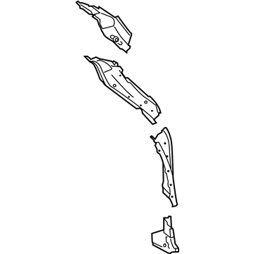 Toyota 61703-0E030 Rear Body Reinforcement