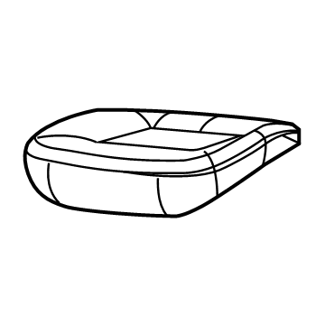 Mopar 68237012AA Seat Cushion Foam Front