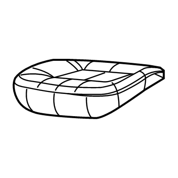 Mopar 5SG59LXBAA Front Seat-Cushion Bottom Cover