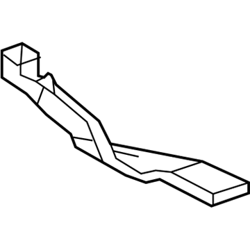 Lexus 87212-0E020 Duct, Air, Rear