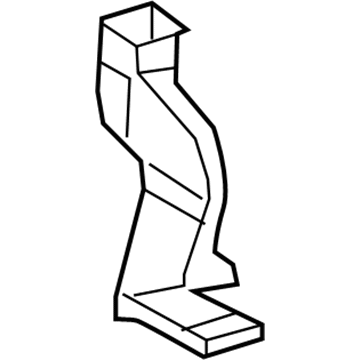Lexus 87213-0E020 Duct, Air, Rear LH