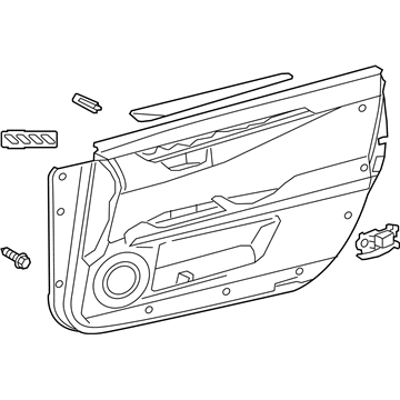 Lexus 67610-06N60-C7 Panel Assembly, Front Door