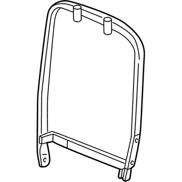 GM 12531234 Seat Back Frame