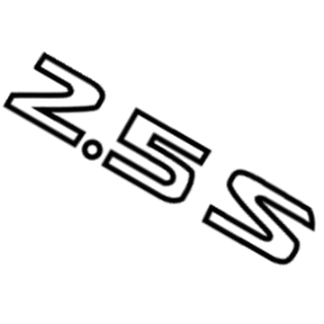 Nissan 84896-3TA3A Emblem-Trunk Lid