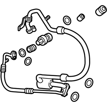 GM 84812616 Discharge & Liquid Hose Assembly