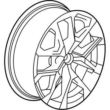 GM 84348839 Wheel, Alloy