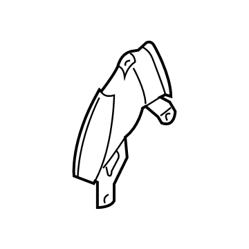Nissan 80924-1EA2A Duct Assy-Side Ventilator, RH