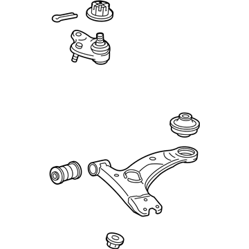 Lexus 48069-12300 Front Suspension Lower Control Arm Sub-Assembly, No.1 Left