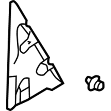 Hyundai 83920-2D200 Cover Assembly-Rear Door Frame Inner, RH