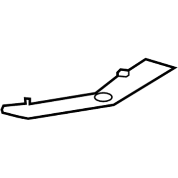 GM 13393633 Lock Pillar Reinforcement Baffle