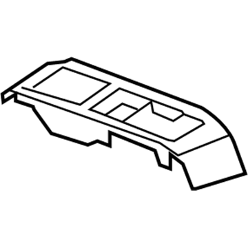 Nissan 80960-1FC0A FINISHER Power Window Switch, Front RH