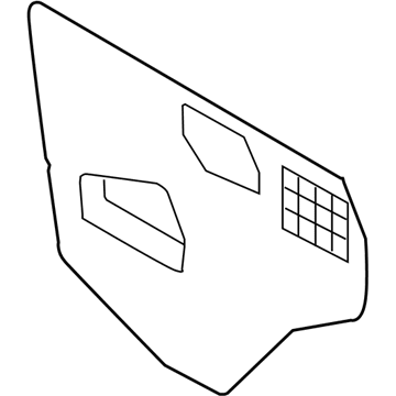 Nissan 80860-1FA1A Screen Sealing