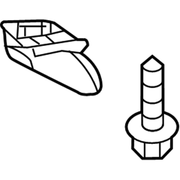 Toyota 81558-74010 Lens & Housing Bracket