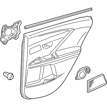 Toyota 67630-0T010-C1 Door Trim Panel