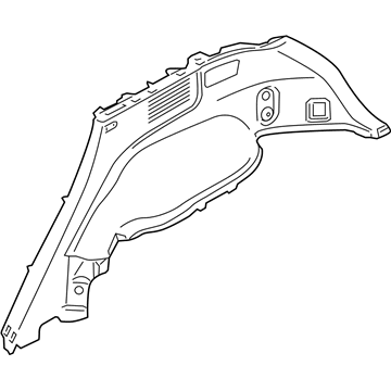Nissan 84951-1AA0A Finisher-Luggage Side, Lower LH