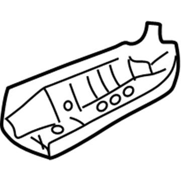 Lexus 58314-06030 Panel, Rear Floor Side