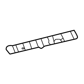 Nissan 85226-6LB0A Bracket-Rear Bumper Side, RH