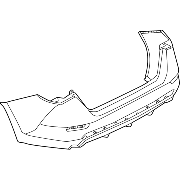 Nissan 85022-6LB4J Fascia Kit-Rear Bumper