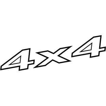 Mopar 55157091AD NAMEPLATE-LIFTGATE