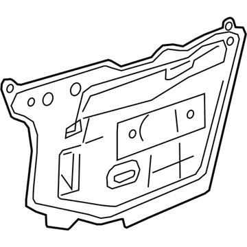 GM 23374483 Water Deflector
