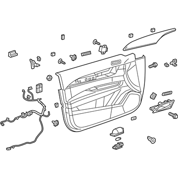 GM 22960287 Door Trim Panel