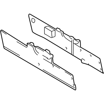 Hyundai 84620-26100-IR Trim Assembly-Console Side, LH