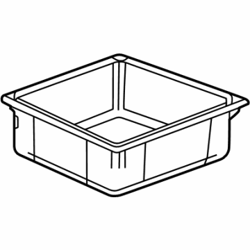 GM 87859282 TRAY-F/FLR CNSL STOW *JET BLACK