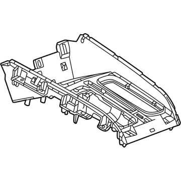 GM 87859286 PLATE ASM-F/FLR CNSL CUP HLDR TR *JET BLACK